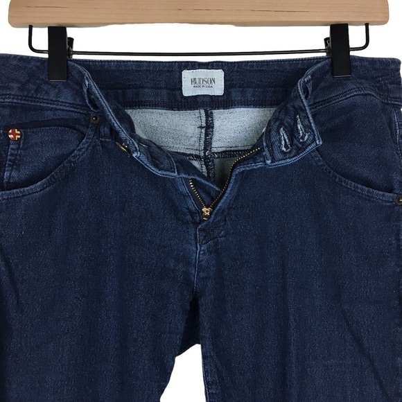 HUDSON Jeans Collin Flap Pocket Skinny Slim Fit Stretch Dark Wash Denim Size 29 - Picture 3 of 13